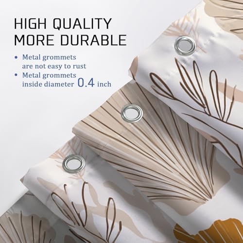 Rideau de douche extra large 274 x 183 cm en polyester imperméable