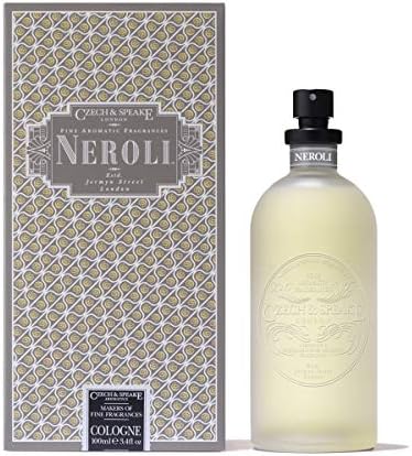 Czech & Speake Neroli Cologne Spray Bottle 100ml (3.4 Fl Oz) | Citrus, Timeless, Refreshing Fragrance | Finest Essential Oils | For Men and Women | Neroli, Orange, Ylang-Ylang