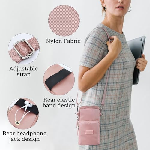 Crossbody Phone Purse, Oxford Smartphone Crossbody Bag Small Phone Purse for Women, Multifunction Cell Phone Purse2