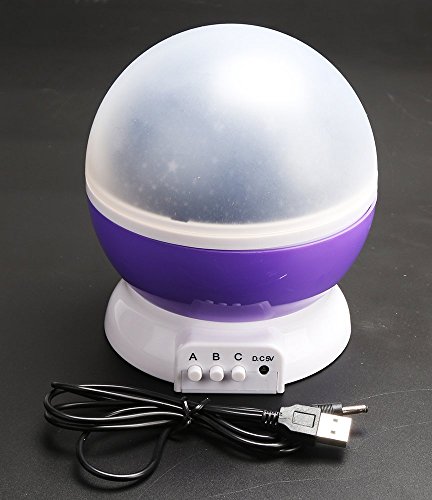 Stars And Moon Projection Lamp, Colorful Dream Night Light For Kids, Carousel Effect Light, For Bedroom Lighting Or Children Bedroom Decorating #TOP3