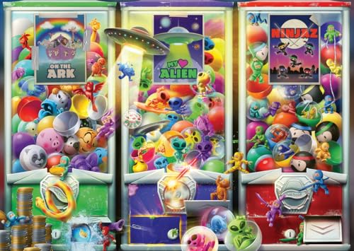 Puzzle 1000 pièces : Animaux aliens et ninjas Ravensburger France - vue 3