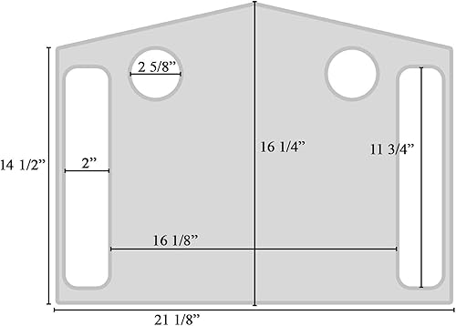 Miniatura 3 de Support Plus Bandeja para caminante, bandeja de mesa de movilidad para caminante, tapete antideslizante para andador, tapete de accesorios para