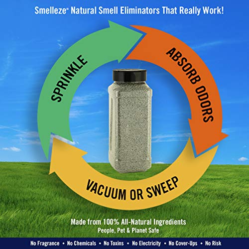 Image of SMELLEZE Natural Universal Spill & Smell Absorbent: 2 lb. Granules Clean Any Spill & Odor