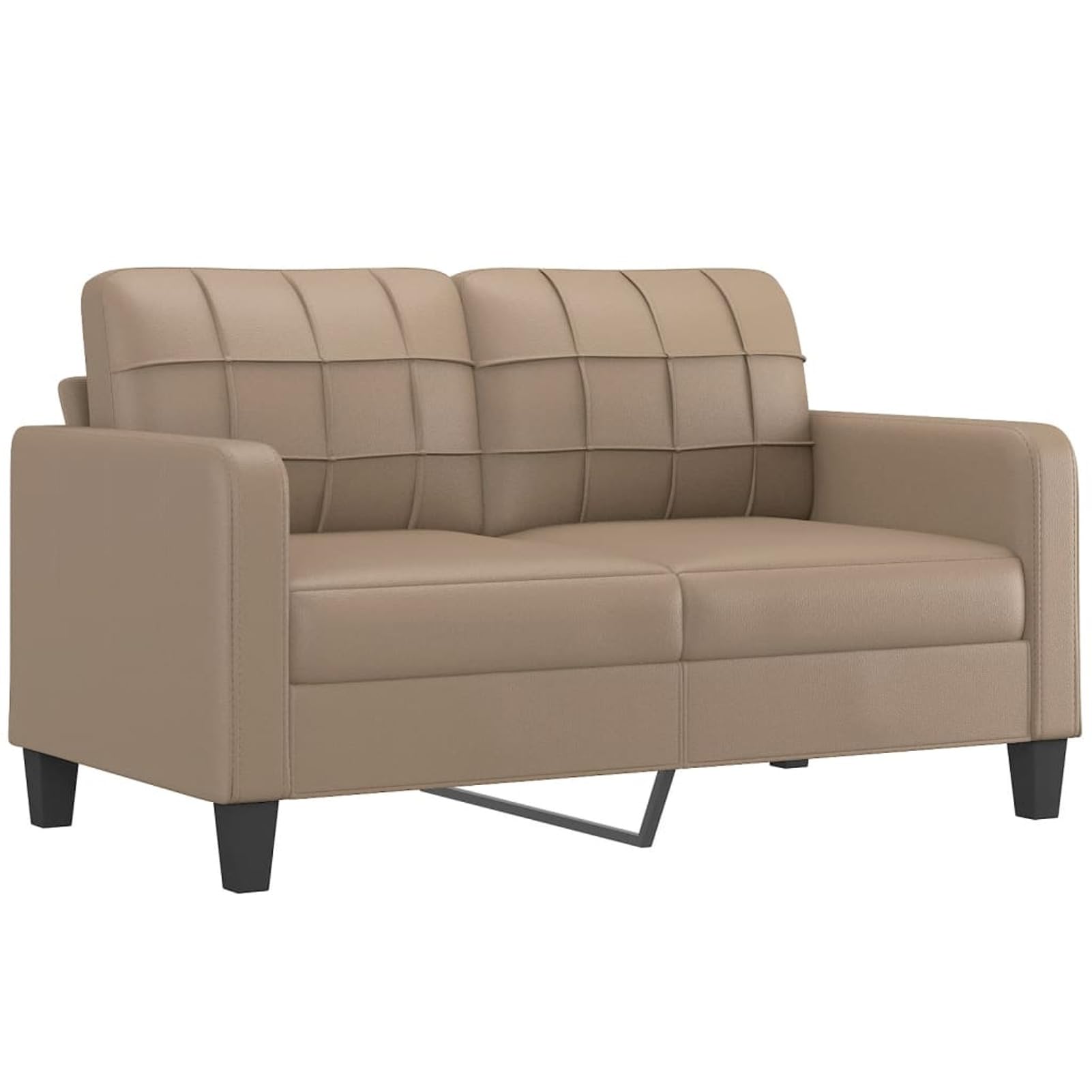 LAPOOH 2-TLG. Sofagarnitur mit Kissen Cappuccino-Braun Kunstleder, Sofa Mit Relaxfunktion, Couchgarnitur, Wohnzimmer Sofa, Couch, Sofa Set 3201362