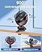 xuenair Battery Powered Clip On Fan for Car Visor Back Seat Roof Handles, Portable Car Fan Rechargeable for SUV Van RV Pickup Truck Camping Desk Bed Stroller Baby Crib, Quiet 360 Rotation