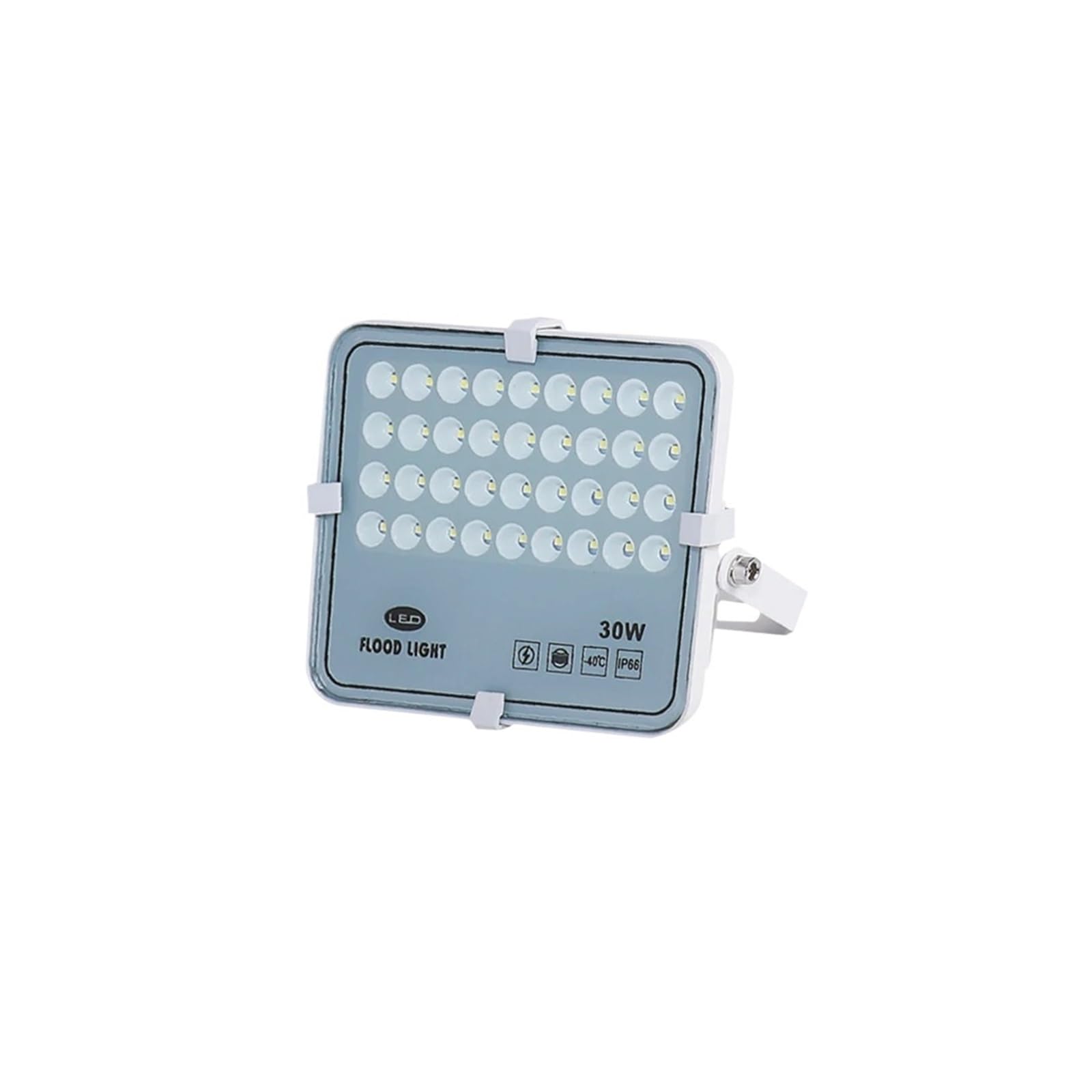 bettght Ultra Thin 30W 50W 100W 200W Led Flood Light Cool/Warm White Floodlights IP66 Outdoor Lighting for Street Square(6000k,30W)