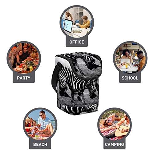 Bolsa de almuerzo con cremallera Wildlife porta alimentos para hombres 4
