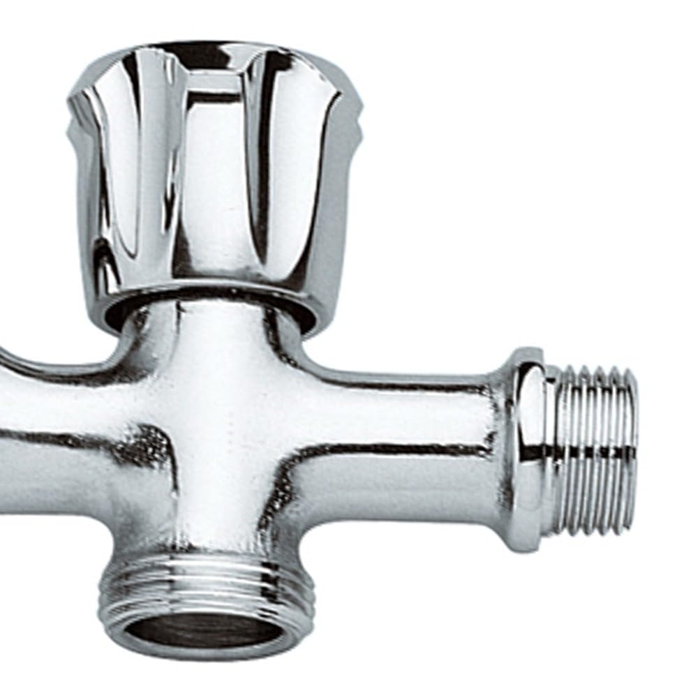 RUBINETTO DUE MANIGLIE ATTACCO LAVATRICE 1/2" x 3/4" DUPLEX DOPPIO ATTACCO PER LAVATRICE