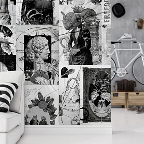 Kit de Lambe Lambe Colagem Black 5m² - Melhor Alternativa ao Papel de Parede