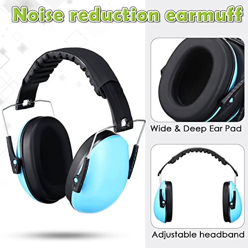 Yunsailing 9 Pack Kids Ear Protection Earmuffs 29db Noise Canceling Adjustable Ear Muffs Noise Reduction Headphones Protection Sound Proof Earmuffs for Toddler Baby Shooting Football Concerts - Image 3