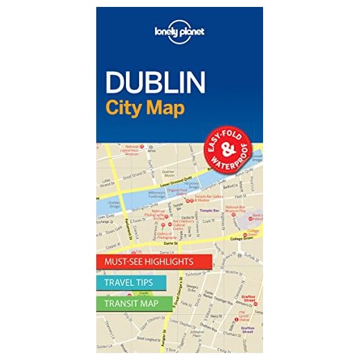 Lonely Planet Dublin City Map