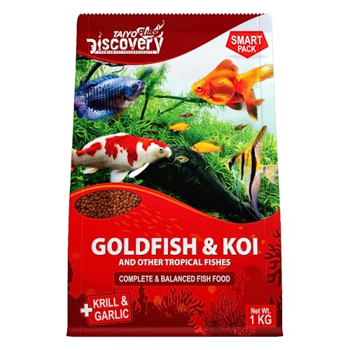 Taiyo Pluss Discovery Smart Pack Fish Food 1 kg Pouch (2.5 mm Pellets