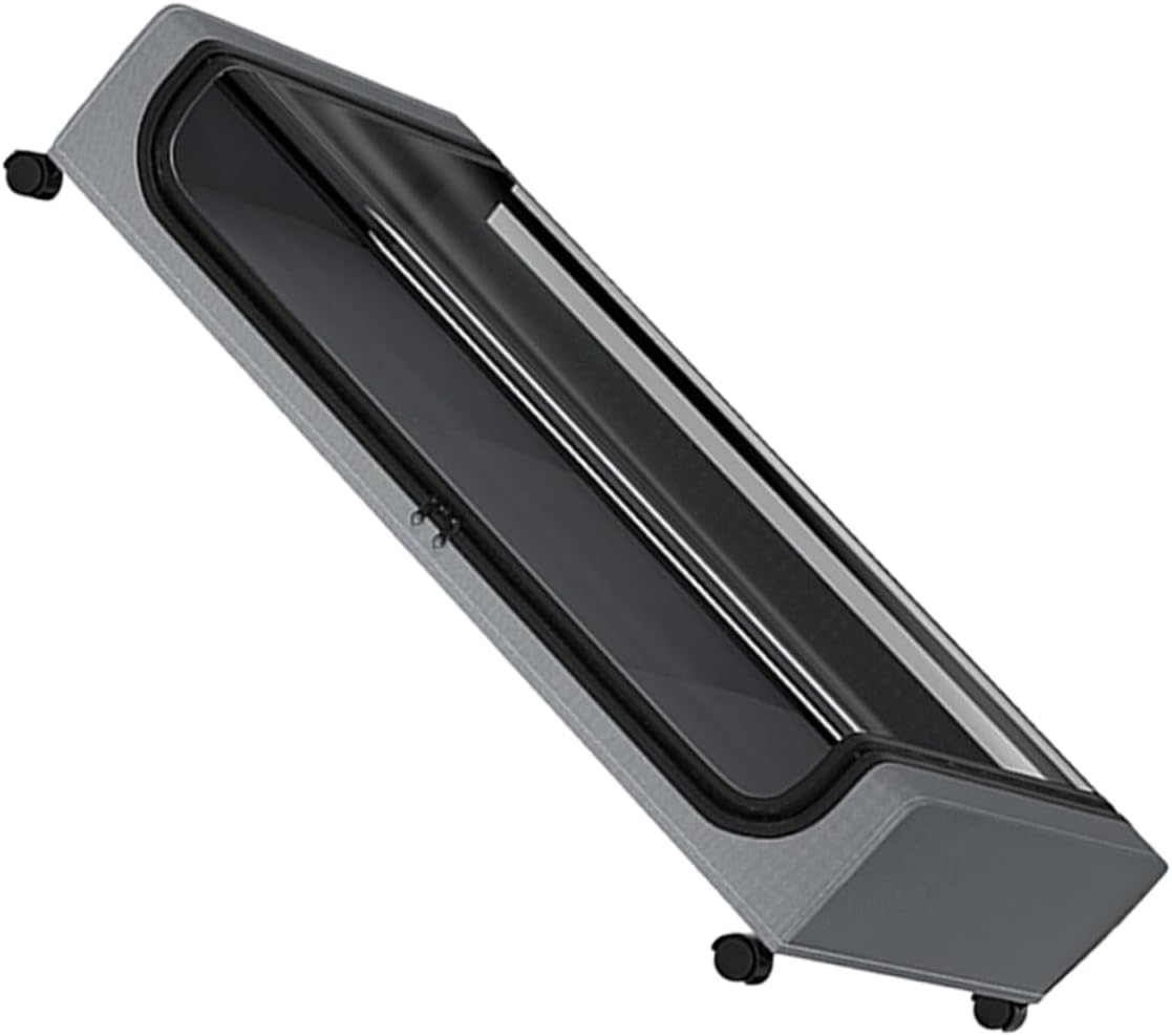 Luxshiny Under Bed Storage Box with Wheels Multi Functional Organizer for Clothes and Bedding Capacity Under Bed Bin with Lid for Easy Access for Bedroom and Dorm