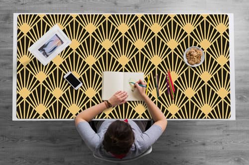Couverture de bureau 120x60 cm contre les rayures bords arrondis
