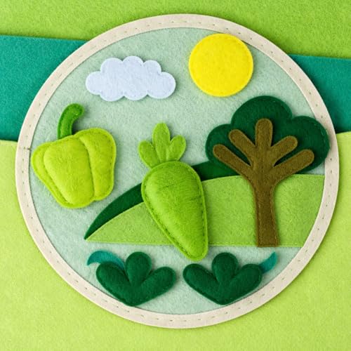 Image of WILLBOND 12 Pcs Large Felt Sheets 37 x 20 Inch 1.2 mm Green Series | Soft Fabric by Yard for DIY Decor, Graduation Gift Sewing, 12 Assorted Colored Felt Sheets for Crafts, Versatile Use