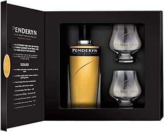 Penderyn Madeira Finish Welsh Single Malt Whisky - 2 Glass Gift Pack, 70cl