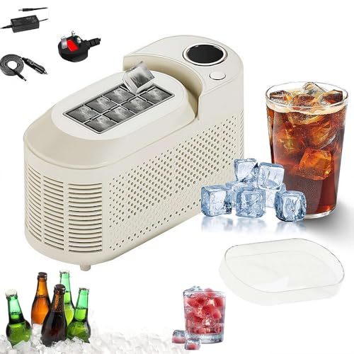 8 cubes carrés en 15 minutes avec la machine à glace peu encombrante