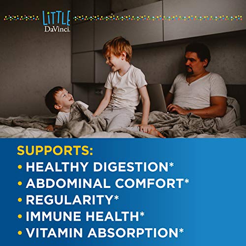 Davinci Labs Chewable Kidbiotic - Kids Probiotics To Support Digestion, A Healthy Gut, Brain Health And Immunity - With Probiotics, Amylase, And More - Tropical Fruit Flavor - 90 Chewable Tablets #TOP5