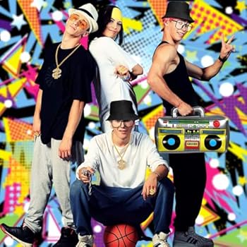Hip Hop kostuumset voor heren, rapperaccessoires uit de
