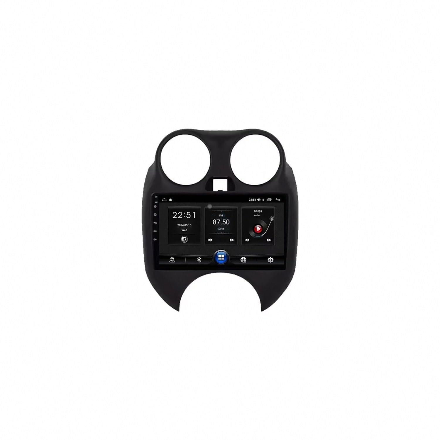 Radio coche Nissan March con manos libres Bluetooth para evitar multas 8