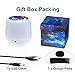 Night Light Projector - Star Light Projector with USB Cable, 360 Degree Rotation Star Projector Lamp Bedroom Star Projector Night Light Best Gifts for Kids - 7 Sets of Film