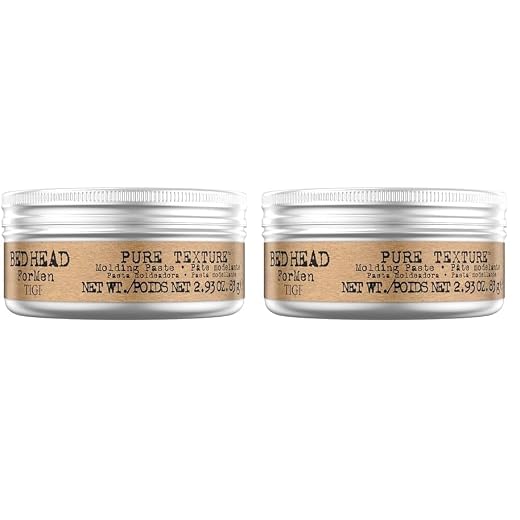 Bed Head for Men by Tigi Pure Texture Stylingcreme für festen Halt, 83 g (Packung mit 2)