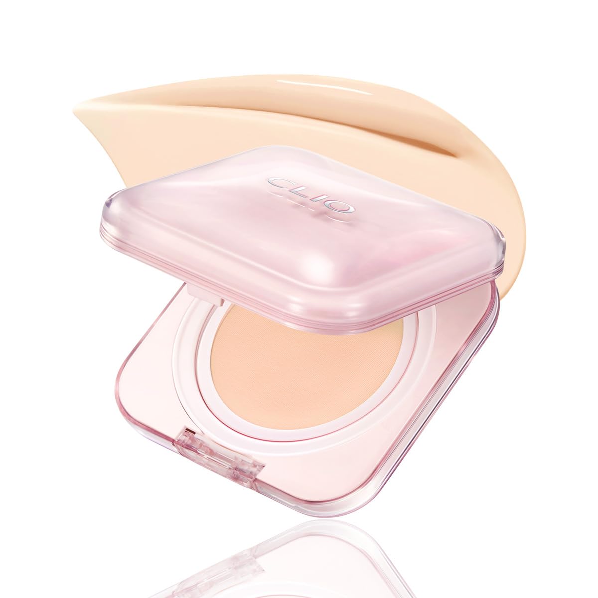 CLIO CLIO Kill Cover Mesh Glow Essential Cushion Foundation, Buildable Ultra-Fit Coverage with Glow Finish, Long-Lasting Hydration, Flawless Cover for Sensitive & Dry Skin, Korean Foundation(19N PORCELAIN)