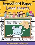 Preschool Paper Lined Sheets: Children's Handwriting Books - Handwriting Practice Paper