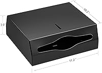 Vista 2 de Dispensador de toallas de papel para montaje en pared comercial, dispensador de toallas de mano con pliegue en C y multipliegue, soporte de acero