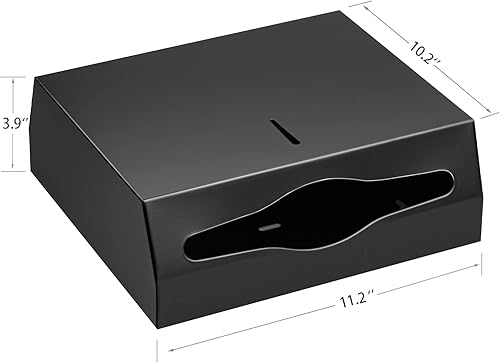 Miniatura 2 de Dispensador de toallas de papel para montaje en pared comercial, dispensador de toallas de mano con pliegue en C y multipliegue, soporte de acero