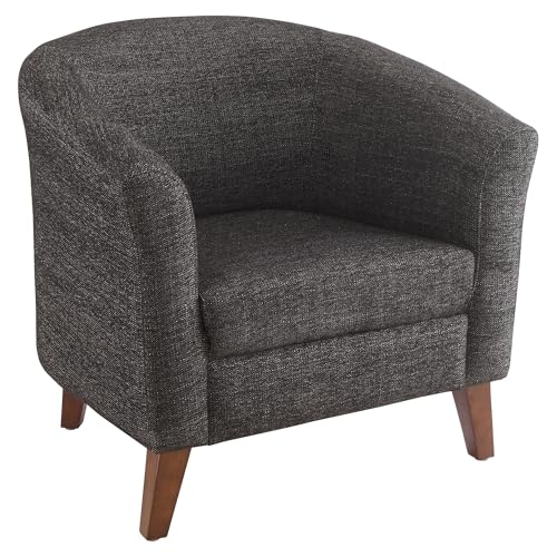 Sillón Club Tela Plegable Negro miniatura 1