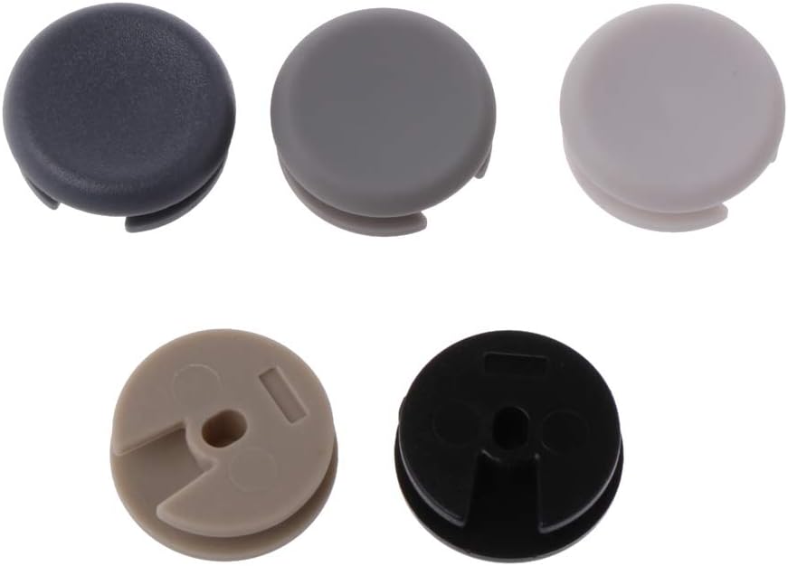 Joystick Caps 5pcs/Set Replace 3D Analog Controller Stick Cap Plastic Button Cover Button 3D Controller Cap for New 3DS 3DSLL 3DS XL
