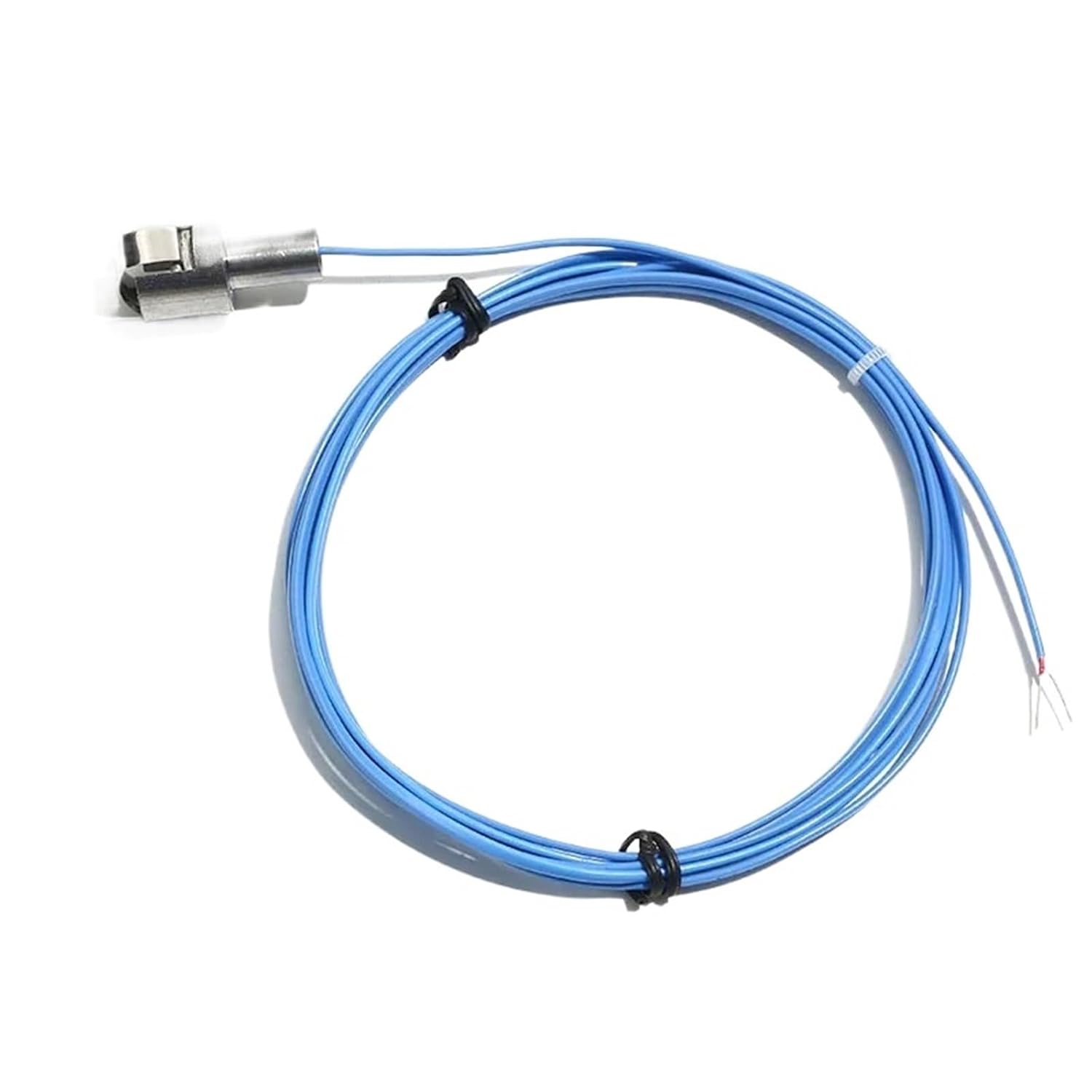 1PC Sheet/Mesh Type K-Type 2M Surface Thermocouple Thermometer Thread Probe High Temperature Sensor -50~260 Degree(2m Mesh Probe)