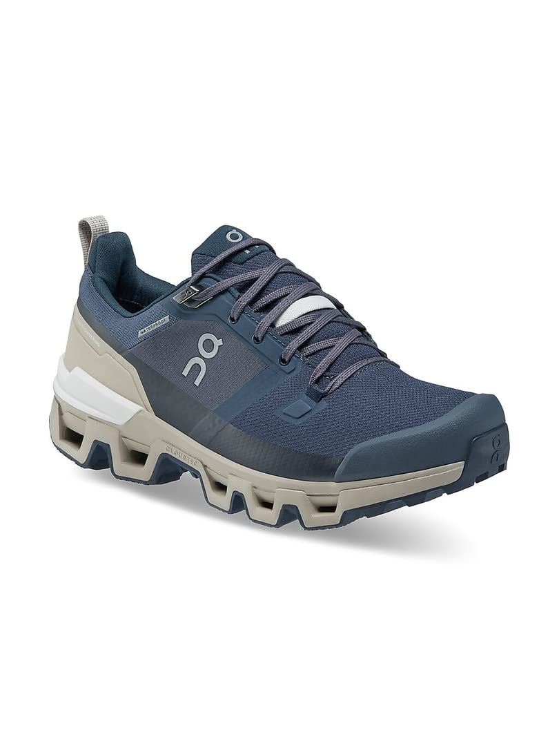 ON Cloudwander Waterproof, Botas de Senderismo Mujer, Navy Desert, 40 EU
