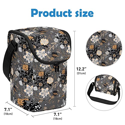 Lonchera retro abstracta compacta para solucionar tus comidas fuera de casa 4