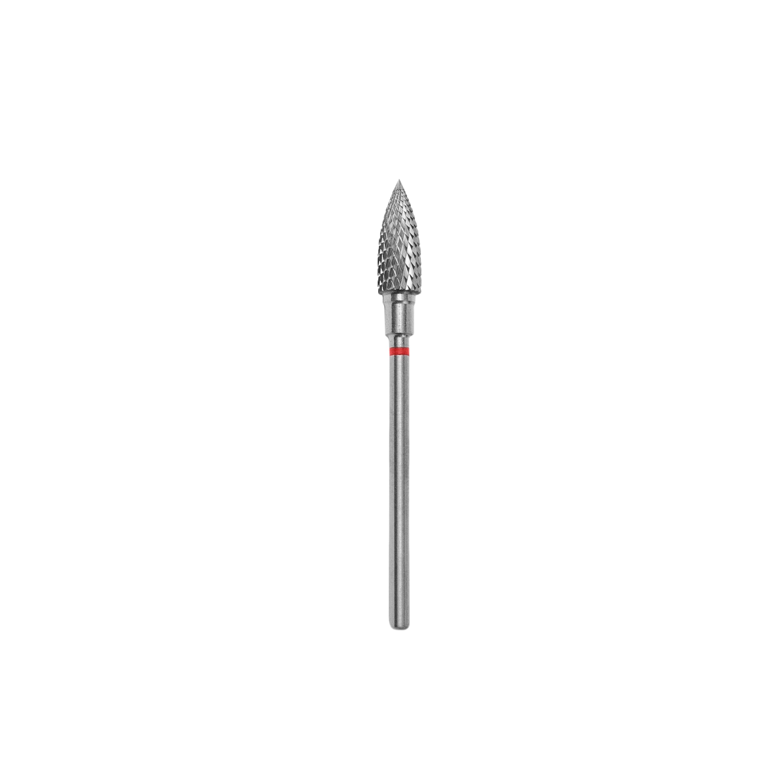 STALEKS PRO fresa de carburo de tungsteno para torno de uñas, broca 5x13,5 mm. Forma maiz (Grano Fino)