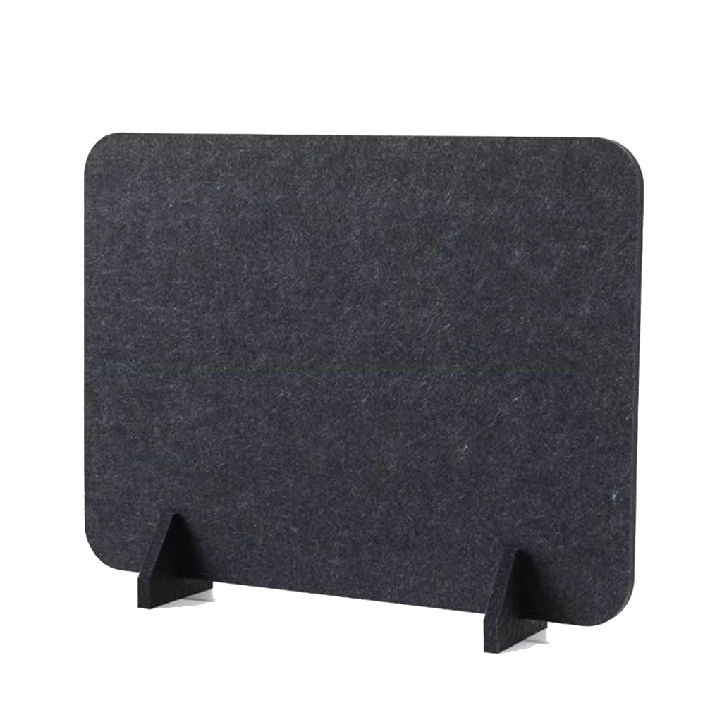 LWJSOCP Acoustic Desk Partition for Noise Reduction Soundproof Freestanding Panel in Black Ideal for Office and Classroom 40x50cm