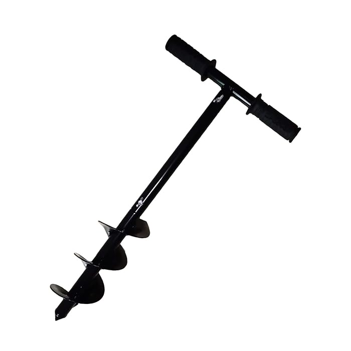 Buy Homsky Hand Operated Auger Drill Bit for Planting, T Shaped 4"x24