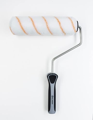 Miniatura 6 de ROLLINGDOG Fundas de rodillo de pintura de 9 pulgadas, poliéster sin pelusa de 38 para pintura de pared lisa (paquete de 3)