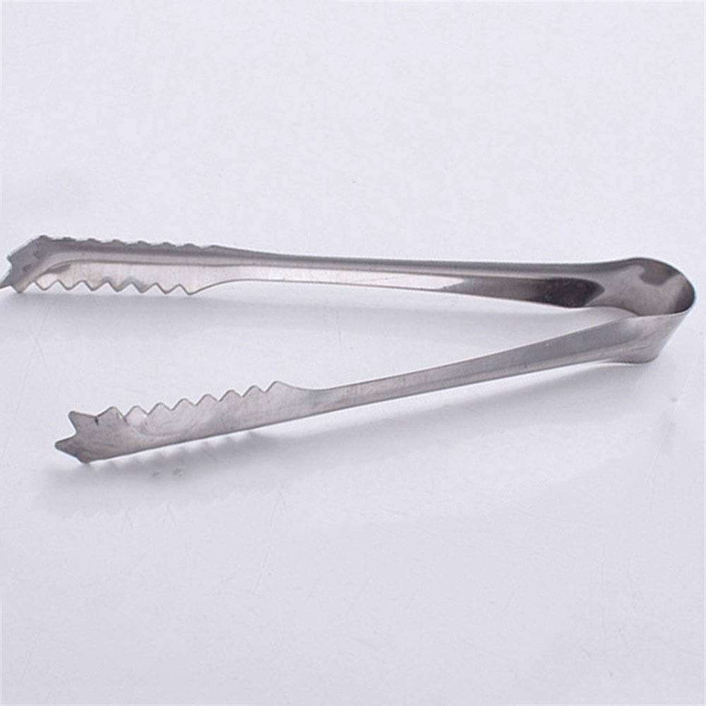 Pinze da Cucina Le pinze per Alimenti in Acciaio Inossidabile Sono Adatte per Cucina, Ristorante, Barbecue e Servizio di Insalata. Dimensioni: 15 cm