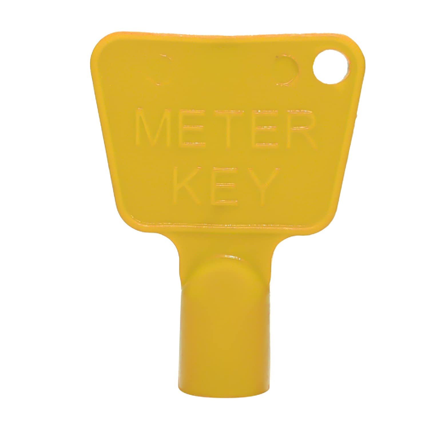 Sul Yellow Meter Box Key - Plastic Utility Key - Electric Meter Key - Gas Meter Key - Triangle Socket Spanner Key - 20 Pack –