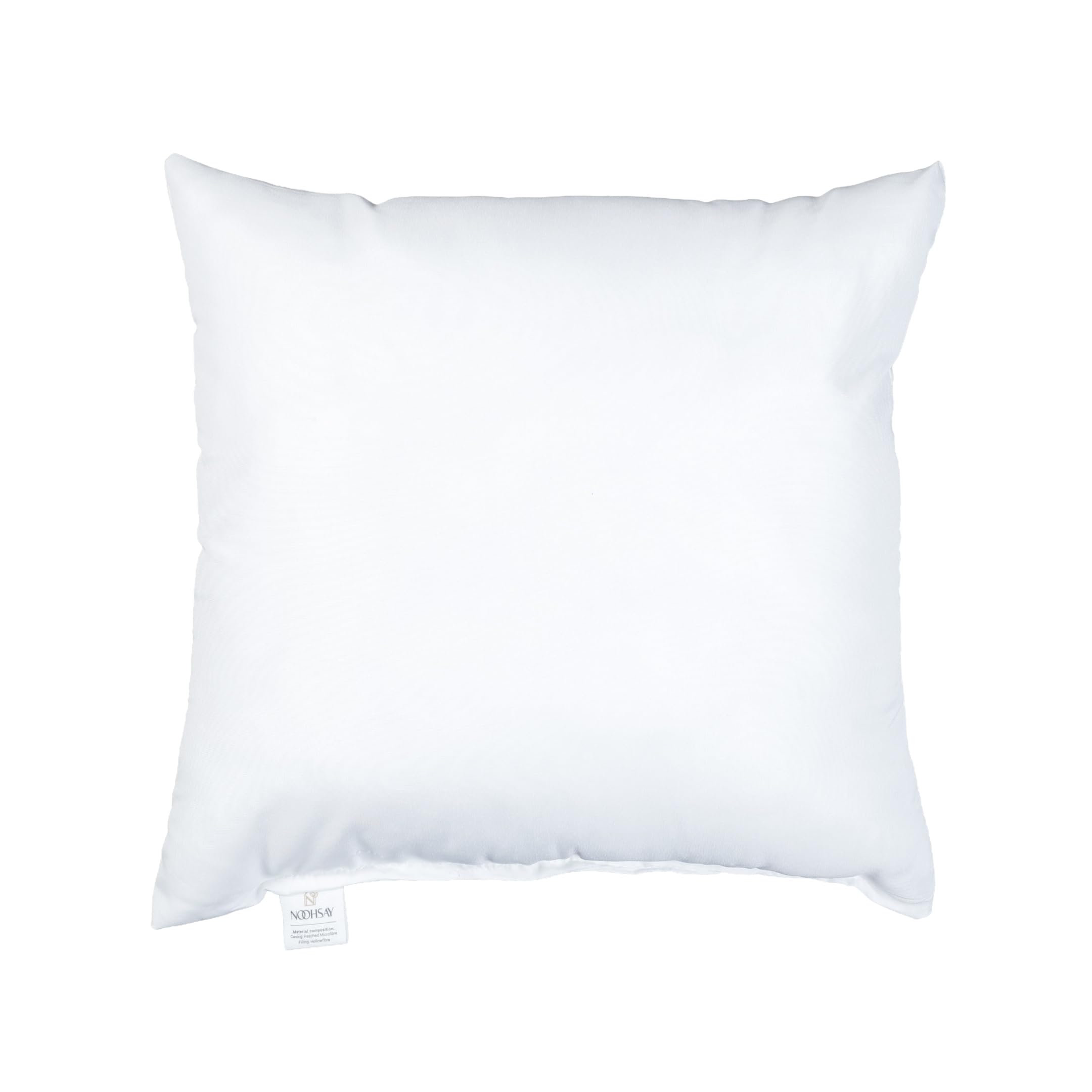 NOOHSAY Cushion Pad 15 x 15 Inch (38 x 38 cm) Pack of 1 Square Cushion Insert Soft Microfibre Hollow Fibre Filling Fluffy & Even Shape Lightweight Machine Washable for Sofa & Bed Use