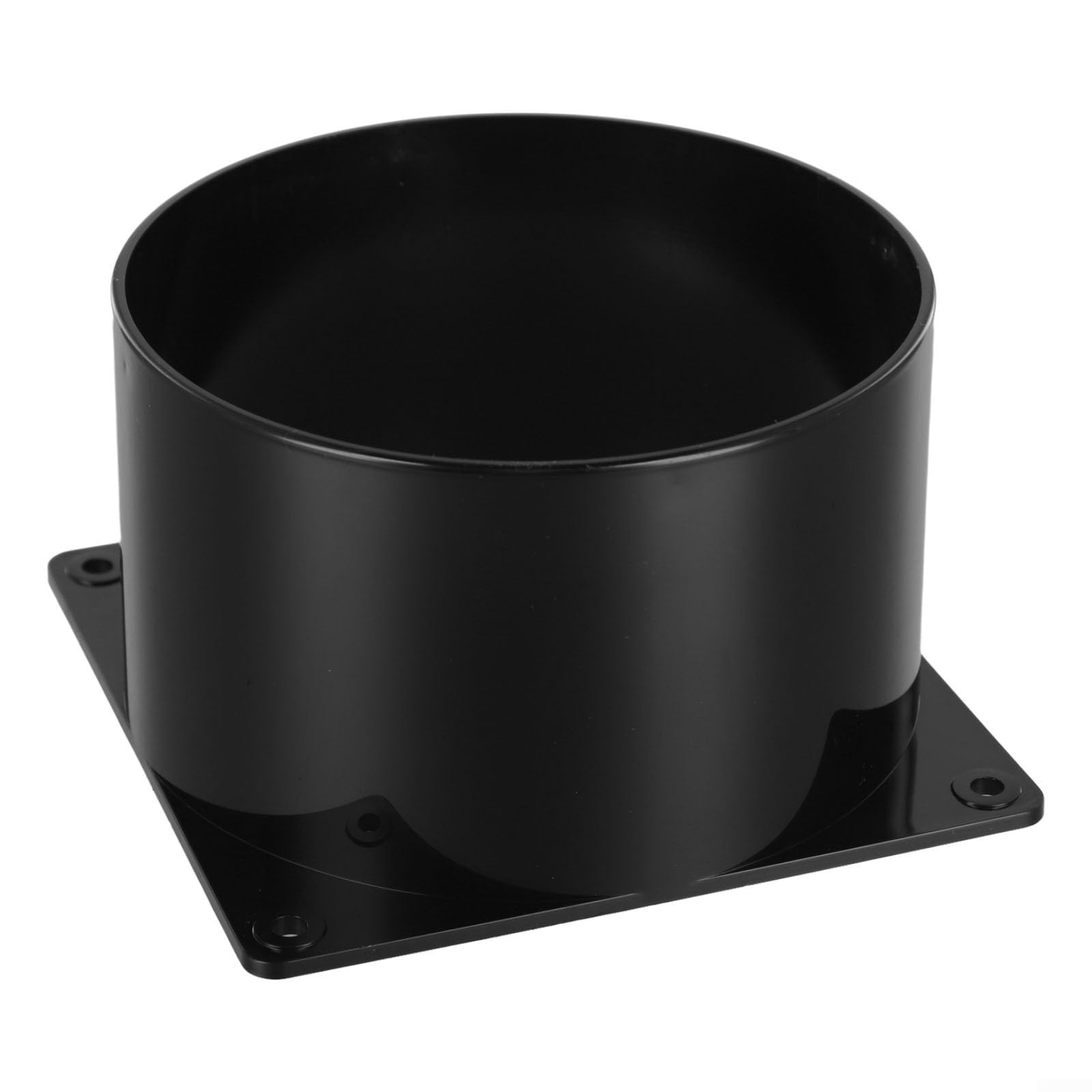 Connettore a flangia da parete in plastica da 75-120 mm, per tubo di ventilazione, connessione per condotti d'aria, flangia del connettore per condotto dell'aria (120 mm)