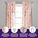 Lush Decor Riley Light Filtering Window Curtain Panel, Single 54