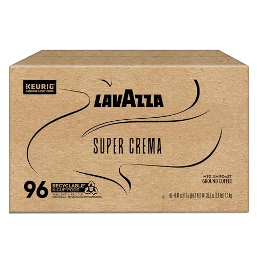Lavazza Super Crema, Single Serve Keurig® K-Cup® Pods, Medium Espresso Roast Coffee, 1 Box, 96 Count - image 9