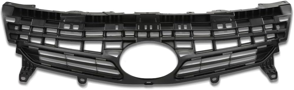 PIT66 Front Grille Assembly Compatible with Toyota Prius 2012-2015 5311147040, TO1200350 Textured Plastic Black Shell