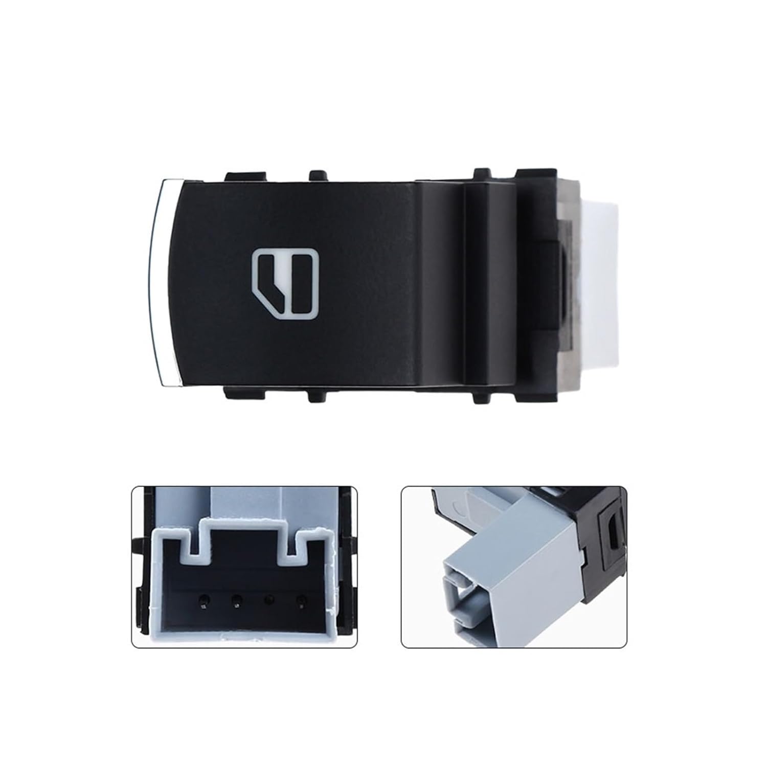 5ND959855 5ND959565A Car Window Single Switch Button Compatible with VW Jetta Tiguan Caddy Golf MK5 MK6 Passat Compatible with Touran Seat MK2(1 pc)