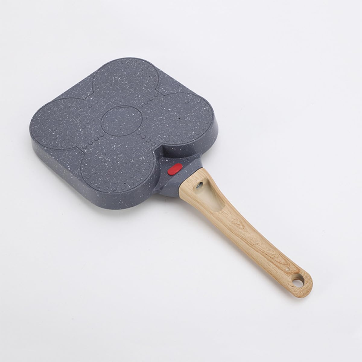 MAGICLULU Padella per Uova Antiaderente per Colazione Tegamino con Sezioni Multiple per Pancake e Hamburger Compatibile Induzione Facile da Pulire e Conservare