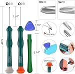 4 Pack Switch Joysticks, Replacement Joystick Analog Thumb Sticks for Nintendo Switch, Switch Lite & Switch OLED, Switch Repair Kit Replacement Parts Include Thumb Grips, Metal Lock Buckles