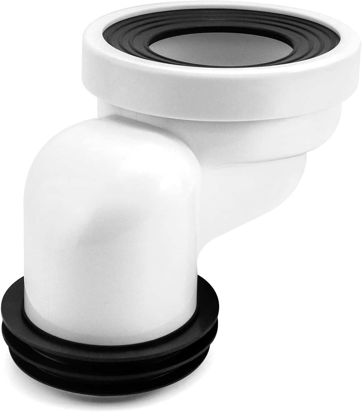 YGHSZ 100mm Toilet Offset pan Connector PVC Waste Pipe Connector